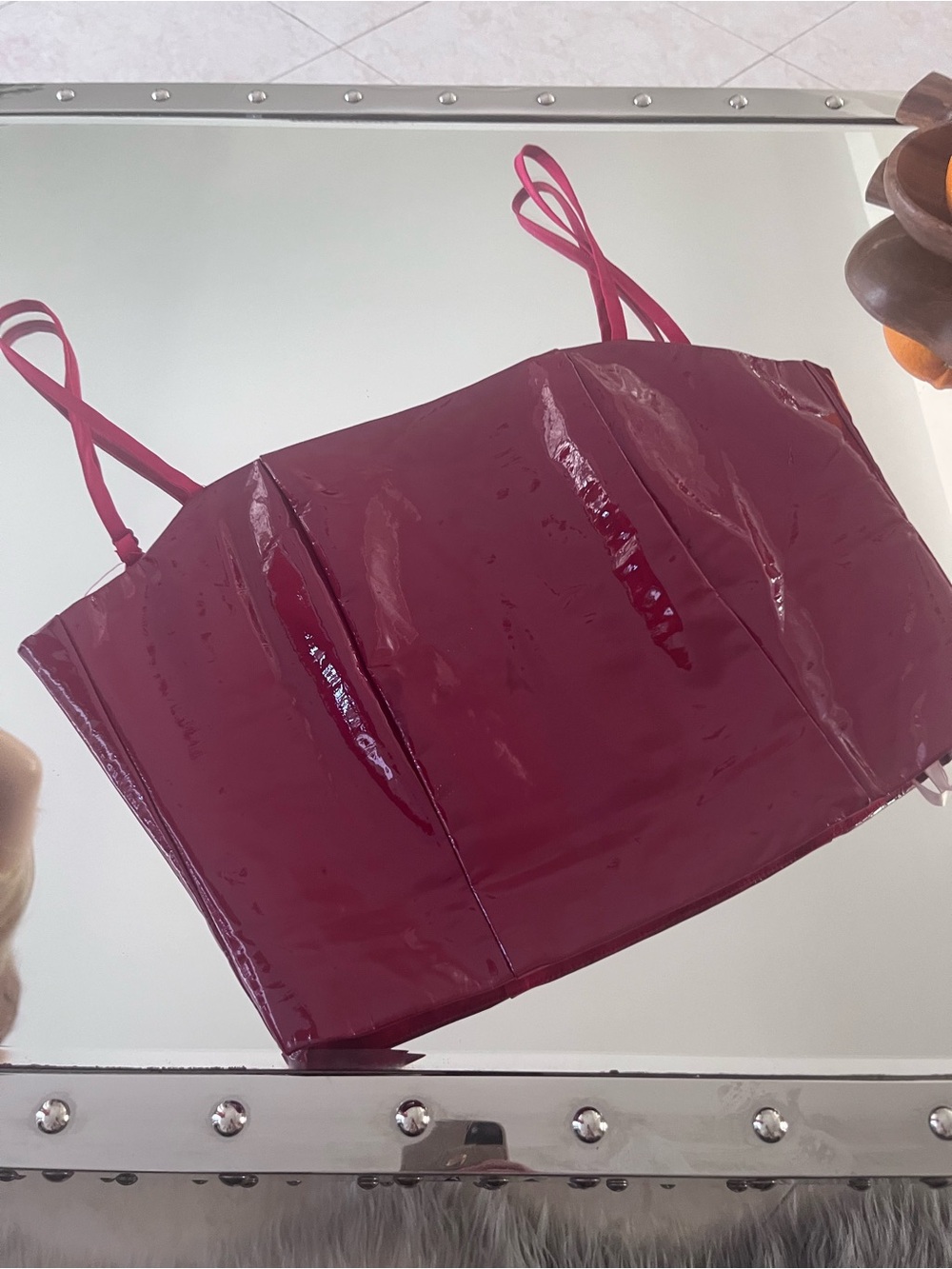 Patent Leather Red Women's Shoulder Bag🧡SUPERDOWN🧡small